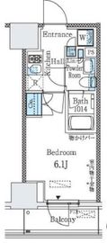 パークキューブ大井町レジデンス 1504 間取り図