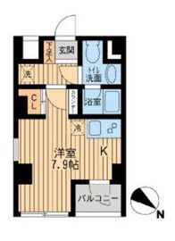 ユニフォート目黒中町 314 間取り図