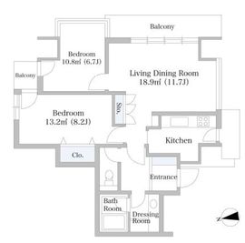 芝ハイツ 1004 間取り図