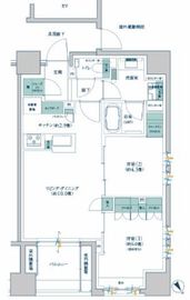 ブリリア新川一丁目 8階 間取り図