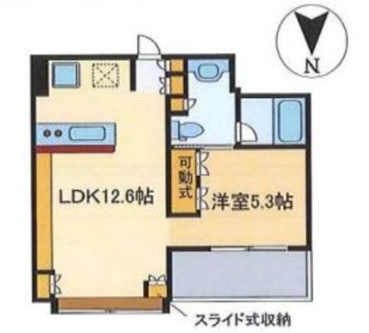 レクセル高田馬場 9階 間取り図