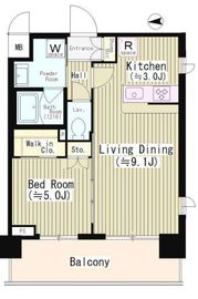 エディアン目黒本町 204 間取り図