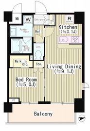 エディアン目黒本町 501 間取り図