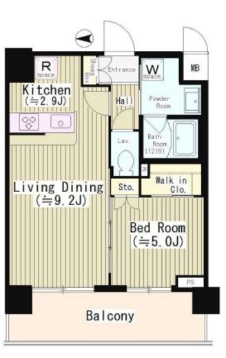 エディアン目黒本町 206 間取り図