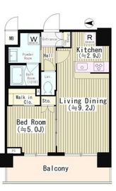 エディアン目黒本町 305 間取り図