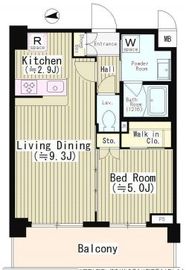 エディアン目黒本町 605 間取り図