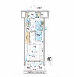 ディームス品川南大井 1312 間取り図