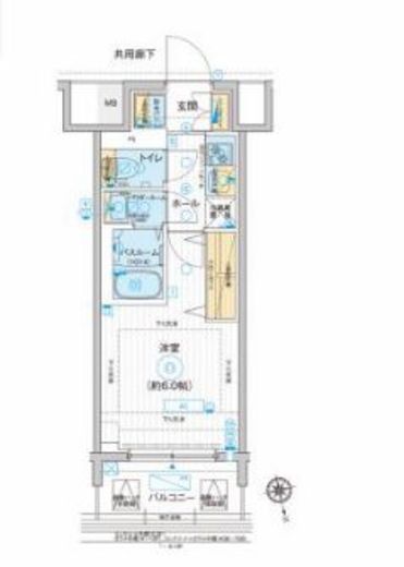 ディームス品川南大井 915 間取り図