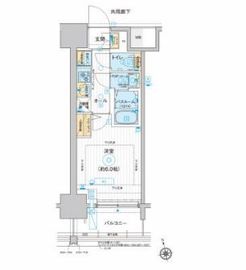 ディームス品川南大井 204 間取り図