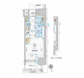 ディームス品川南大井 916 間取り図