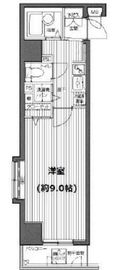 ガラ・ステージ麻布十番 5階 間取り図