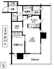 パークコート浜離宮ザ・タワー 9階 間取り図