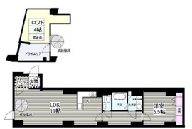 麻布メゾン 地下1階 間取り図