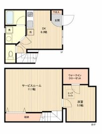 プライベートプレイス広尾 102 間取り図