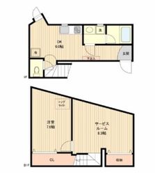 プライベートプレイス広尾 103 間取り図