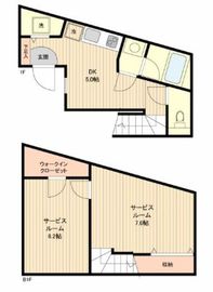 プライベートプレイス広尾 104 間取り図