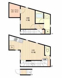 プライベートプレイス広尾 204 間取り図