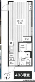 エアタワー西麻布 403 間取り図