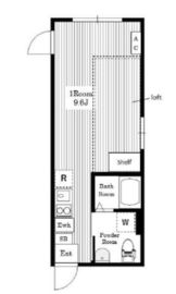 エアタワー西麻布 103 間取り図