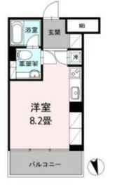 カスタリア目黒長者丸 411 間取り図