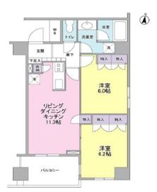 K's新中野 1203 間取り図