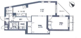 西小山ヒルズ 405 間取り図