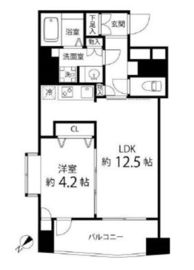 レニール本駒込 901 間取り図