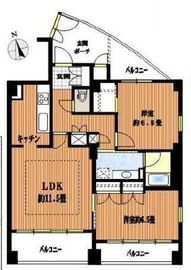 アビテ白金台 5階 間取り図