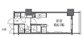 HF駒沢公園レジデンスタワー 1207 間取り図