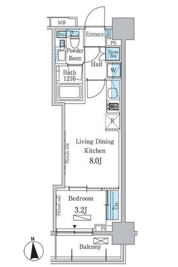 パークアクシス学芸大学レジデンス 306 間取り図
