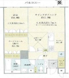 ガレリアグランデ 3階 間取り図