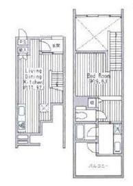 四谷アパートメント 303 間取り図