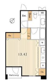 朝日マンション赤坂南部坂 5階 間取り図