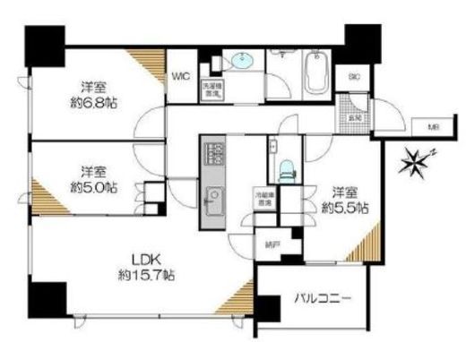 シティテラス目白 2階 間取り図