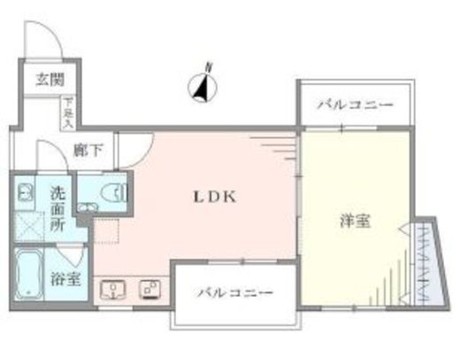 グランデュオ駒沢2 205 間取り図