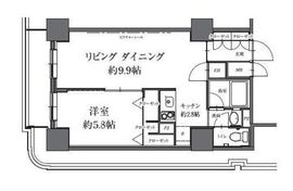 HF駒沢公園レジデンスタワー 1603 間取り図