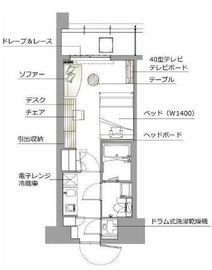 レックスガーデン神楽坂北町 502 間取り図