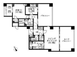 グランドヒルズ一番町 13階 間取り図