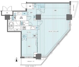 フェニックス西参道タワー 21階 間取り図