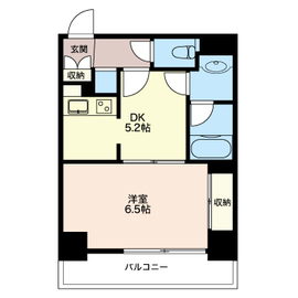 エスティメゾン神田 806 間取り図