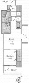 レジディア碑文谷 207 間取り図