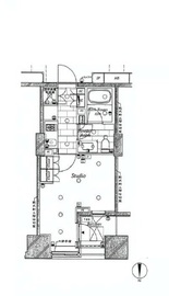 クオリア神南フラッツ 6階 間取り図