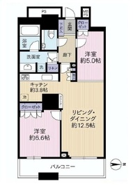 ザ・東京タワーズ シータワー 6階 間取り図