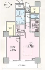 ロイヤルパークスタワー南千住 3707 間取り図