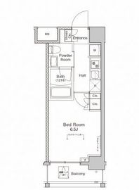 プラウドフラット戸越公園 104 間取り図