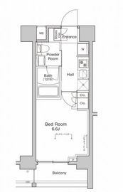 プラウドフラット戸越公園 405 間取り図