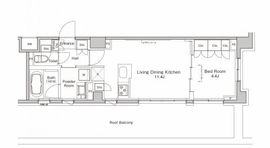プラウドフラット戸越公園 511 間取り図