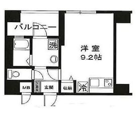 マストライフ目黒南 211 間取り図