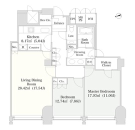 ラ・トゥール千代田 2312 間取り図