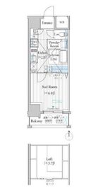 ミュゼ南麻布 802 間取り図